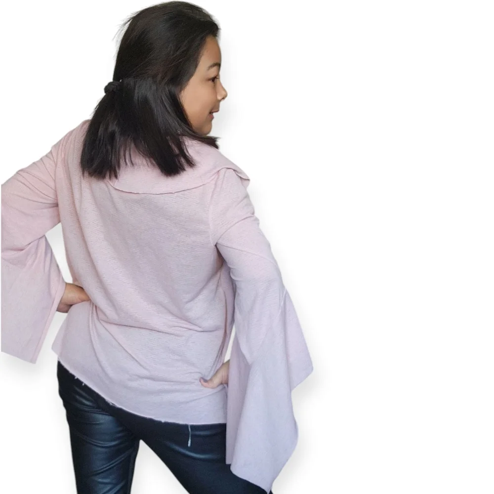 Splash Pink Ruffle Blouse - Picture 15 of 16